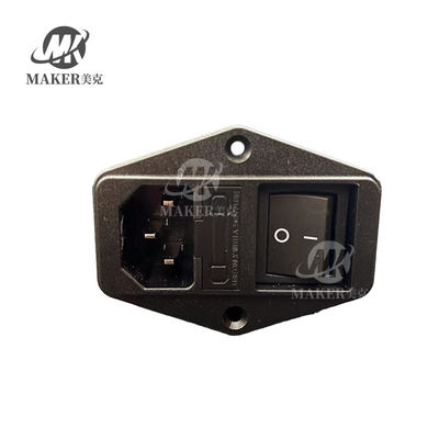 Multipurpose Arcade Game Accessories , Black 6A EMI Filter Socket