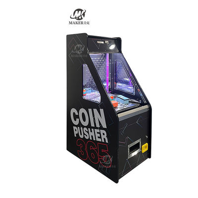 Black Coin Mechanism Quarter Arcade Coin Pusher For Shopping Mall