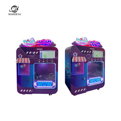 Coin Payment Cotton Candy Vending Machine Smart Control Electric Fairy Floss Maker