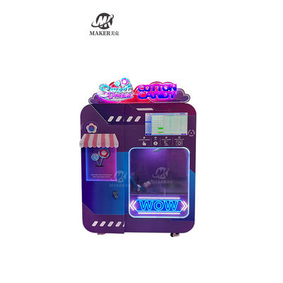 Coin Payment Cotton Candy Vending Machine Smart Control Electric Fairy Floss Maker