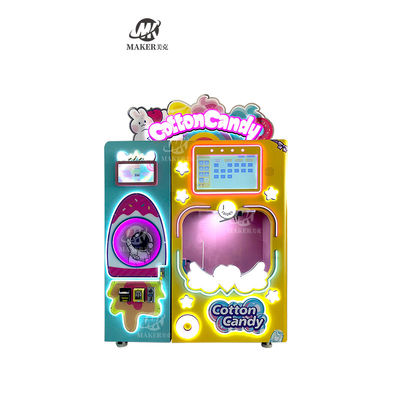 Professional Sweet Cotton Candy Sugar Robot Candy Floss Vending Automatic Machine for Commercial Dispenser Vending