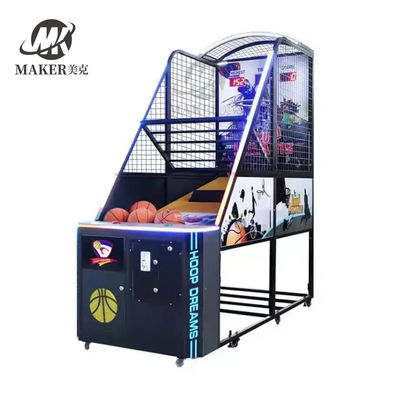 Indoor Electronic Coin Operation Skills Shooting Crazy Basketball Street Basketball Shooting Arcade Game Machine