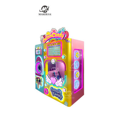 Professional Candy Cotton Vending Machine Commercial Automatic Intelligent Colorful Sugar Making Machine Cotton Candy Ma