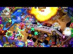 উচ্চ মানের Vgames Fisherman Club 2 মুদ্রা পুশার শুটিং ফিশ গেম মেশিন