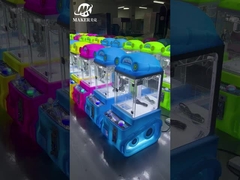 কাস্টমাইজড 30 কেজি মিনি উপহার মেশিন ক্লি ক্রেন মেশিন সাউন্ড এফেক্ট এবং এক্রাইলিক উপাদান সঙ্গে